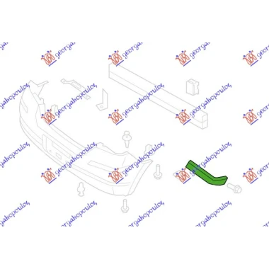 NOSAC ZADNJEG BRANIKA PLASTICNI 5 VRATA