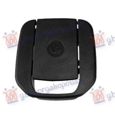 POKLOPAC ISOFIX SISTEMA CRNI