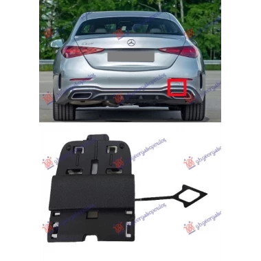 POKLOPAC KUKE ZADNJEG BRANIKA SREDNJI CRNI (AMG-LINE)