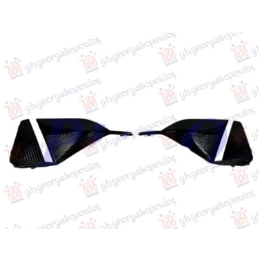 POKLOPAC MAGLENKE SJAJ-CRNI (SET 2 KOM)