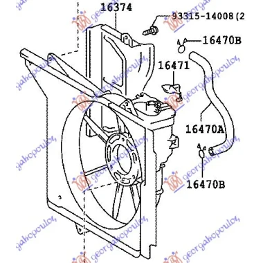 POKLOPAC VENTILATORA 1.0(-A/C)BENZIN
