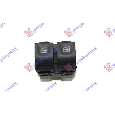 PREKIDAC U PREDNJIM VRATIMA (2 TASTERA) (LEVI AUTO) (PREDNJA VRATA) (BELI KONEKTOR) (BELO SVETLO) (7 PIN)