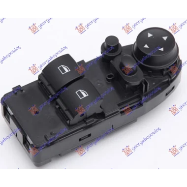 PREKIDAC U PREDNJIM VRATIMA (2 TASTERA) (ELEKTRO-SKLOPIV RETROVIZOR) (18 PIN)