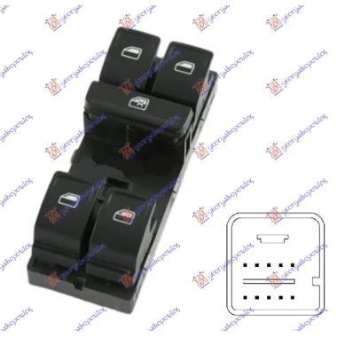 PREKIDAC U PREDNJIM VRATIMA (4) (10 PIN)