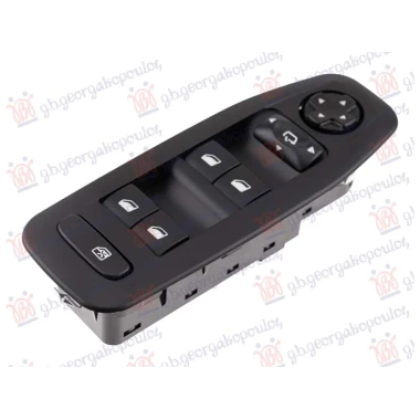 PREKIDAC U PREDNJIM VRATIMA (4 TASTERA) (ELEKTRO-SKLOPIV RETROVIZOR)