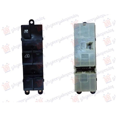 PREKIDAC U PREDNJIM VRATIMA (4 TASTERA) (LEVI AUTO) (17 PIN)