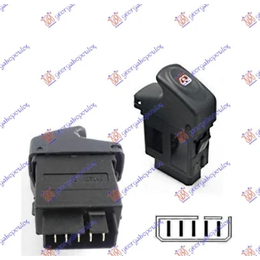 PREKIDAC U PREDNJIM VR(AUTO)(5pin)