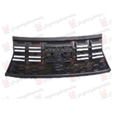 PVC MASKA CRNA (BELE LAJSNE) (NOVI ZNAK)