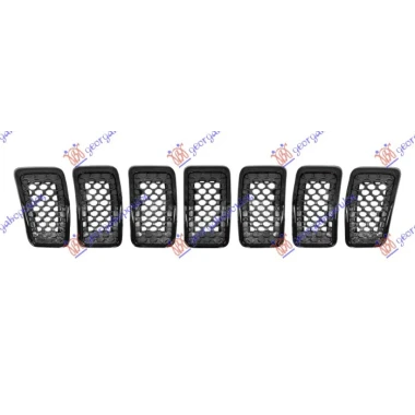 PVC MASKA CRNA (CRNI OKVIR) (SET 7 KOM)