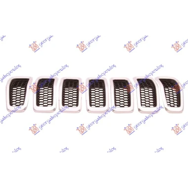 PVC MASKA CRNA (HROM OKVIR) (SET 7 KOM)