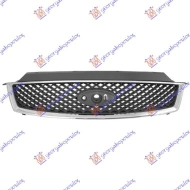 PVC MASKA CRNA(OKVIR MASKE HROM)