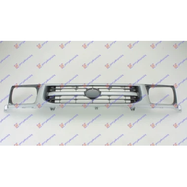 PVC MASKA SIVO-CRNA
