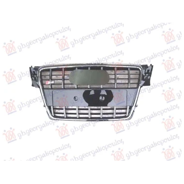 PVC MASKA SVETLO-CRNA (HROM LAJSNE) (HROM OKVIR) (DRZAC TABLICE) (ALLROAD S4)