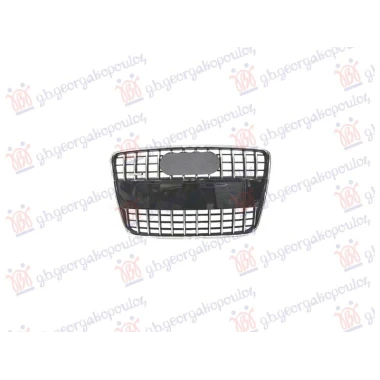 PVC MASKA SVETLO-CRNA (HROM LAJSNE) (HROM OKVIR) (DRZAC TABLICE) (S-LINE)