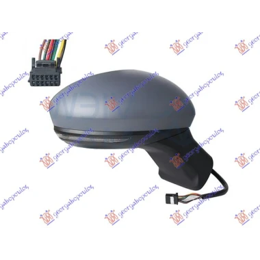 RETROVIZOR ELEKTRICNI SA GREJACEM PM (MIGAVAC) (SENZOR) (9 PIN) (A KVALITET)