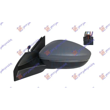 RETROVIZOR ELEKTRICNI SA GREJACEM PM (ELEKTRO-SKLOPIV) (MIGAVAC) (SVETLO) (10 PIN) (A KVALITET) (KONVEKSNO STAKLO)