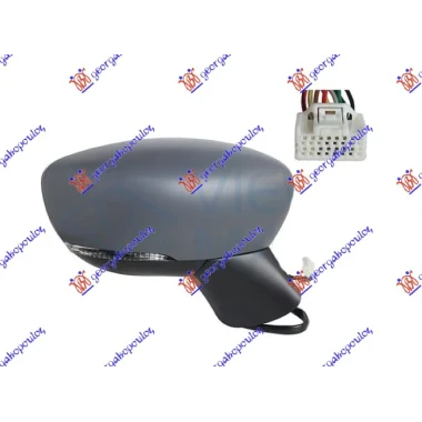 RETROVIZOR EL. PM PREK. MIG LED 9P A KV
