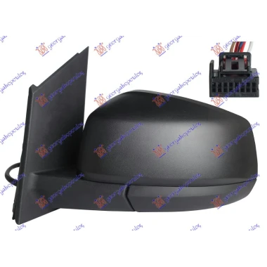 RETROVIZOR ELEK. CRNI (5 PIN) (A KVAL)