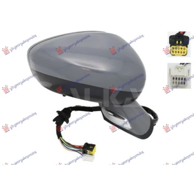 RETROVIZOR ELEKTRICNI SA GREJACEM PM (ELEKTRO-SKLOPIV) (MEMORIJA) (MIGAVAC) (SVETLO) (SENZOR) (KONVEKSNO STAKLO)