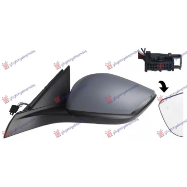 RETROVIZOR ELEKTRICNI SA GREJACEM PM (ELEKTRO-SKLOPIV) (MIGAVAC LED) (SVETLO) (MRTAV UGAO) (18OTV 10PIN) (A KVALITET)