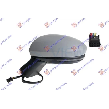 RETROVIZOR ELEKTRICNI SA GREJACEM PM (ELEKTRO-SKLOPIV) (MIGAVAC) (MRTAV UGAO) (10 PIN) (ASFERICNO STAKLO)