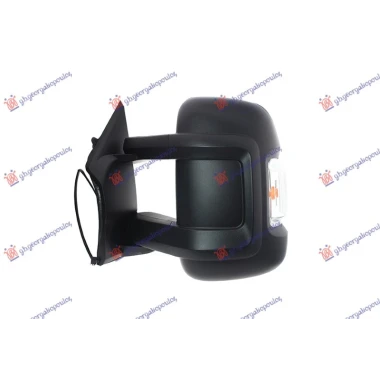RETROVIZOR ELEKTRICNI SA GREJACEM SREDNJI (MIGAVAC) (SENZOR) (POZICIONO SVETLO 16W) (8 OTV 8 PIN + 8 OTV 2 PIN) (A KVAL)