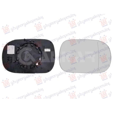 STAKLO RETROVIZORA (ASFERICNO) (2 PIN)
