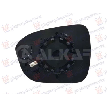 STAKLO RETROVIZORA SA GREJACEM (MRATV UGAO) (4 PIN) (ASFERICNO STAKLO)