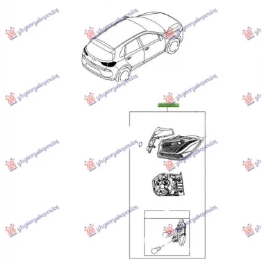 STOP LAMPA SPOLJASNJA H/B (O)