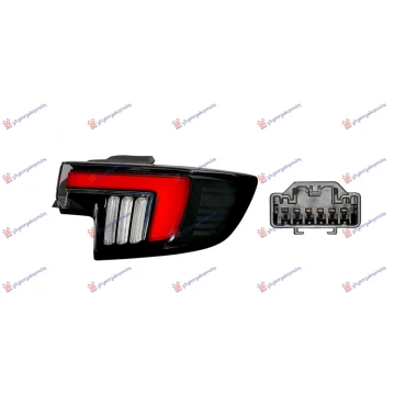STOP LAMPA SPOLJASNJA LED (INTELI LUX LED) HROM (HELLA)