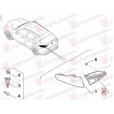 STOP LAMPA UNUTRASNJA LED (ORIGINALNI)
