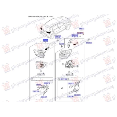 STOP LAMPA UNUTRASNJA LED (ORIGINALNI)