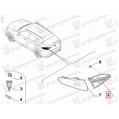 STOP LAMPA UNUTRASNJA LED (ORIGINALNI)