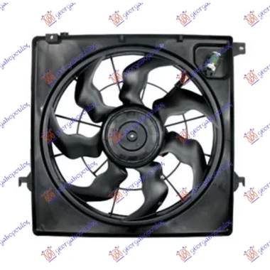 VENTILAT.KOMPL(JEDAN)BENZ-DIZ 460MM3PIN