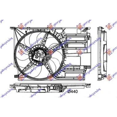 VENTILATOR KOMPLET 1.5-2.0 DIZEL