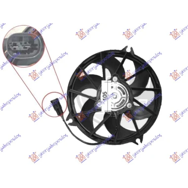 VENTILATOR 1.6/2.0 DIZEL (340mm) (2 PIN)