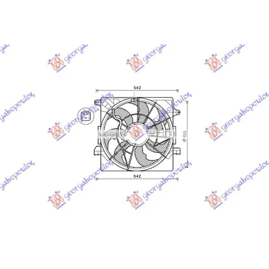VENTILATOR 1.7 DIZ (465mm) (3PIN)