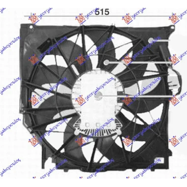 VENTILATOR 2.0-3.0 BEN/DIZ 490mm (3 PIN)