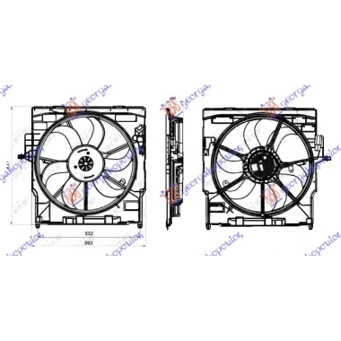 VENTILATOR 3.0 BEN (520mm) (400W) (3PIN)
