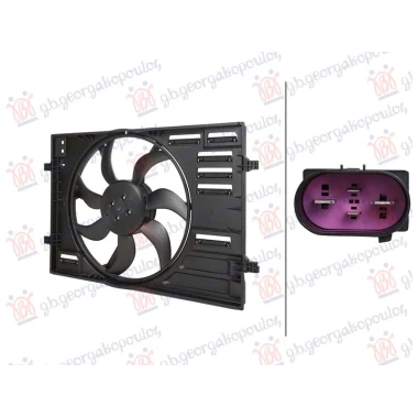 VENTILATOR (457mm) (500W) (4 PIN)