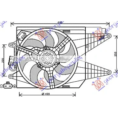 VENTILATOR (ABARTH) MAHLE BEHR PREMIUM-L