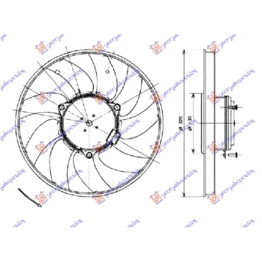 VENTILATOR A/C 2.0-2.1-2.5-3.0TDi