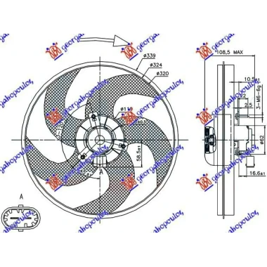 VENTILATOR -A/C BENZIN-DIZEL