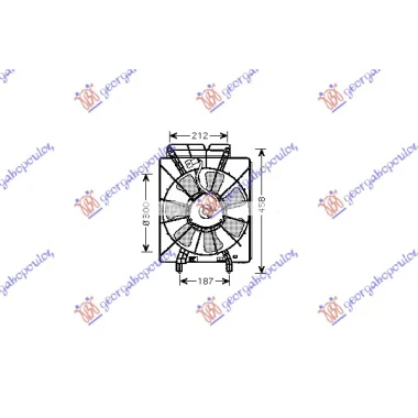 VENTILATOR A/C KOMPLET 2.0 BENZIN