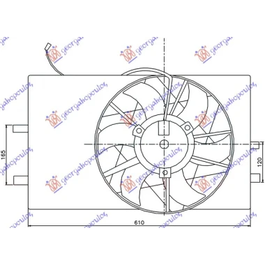 VENTILATOR BEN-DIZ(HLADNJAK BEZ POSUDE)