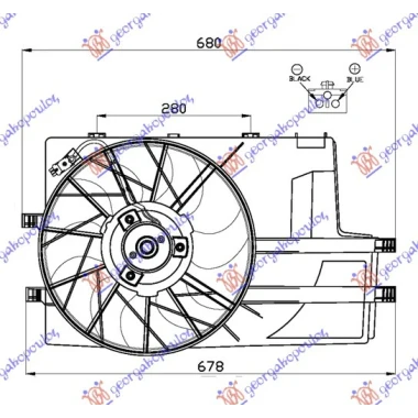 VENTILATOR BEN-DIZ(HLADNJAK SA POSUDOM)