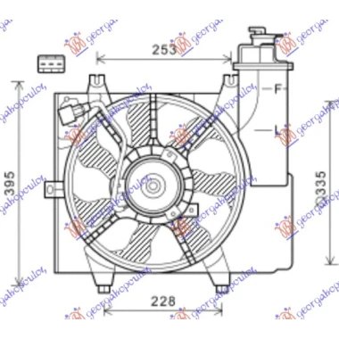 VENTILATOR BENZIN(SA POSUDOM)