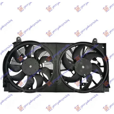 VENTILATOR (DUPLI) KOMPLET (2.0 BENZIN - 2.0 dCi DIZEL)