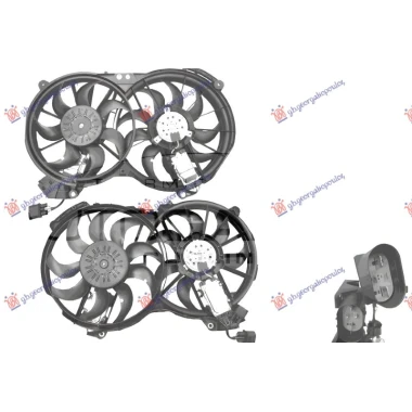 VENTILATOR HLADNJAKA DUPLI (2.7/3.0 DIZEL)