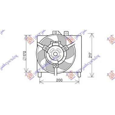 VENTILATOR INTERCOOLER (17 CM) BEN-DIZEL